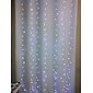 lumini cu led pentru perdea fereastră 3x3m decor nuntă 300 led-uri cu 8 moduri de iluminare lumini de crăciun lumini decor acasă lumini pentru nuntă dormitor petrecere grădină terasă