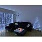 elegantní svatební hostina párty venkovní světelná dekorace led rampouch záclona víla provázkové světlo 3x3 m 300 LED na svatbu domácí okenní závěs party vánoční stromeček dvorek terasa