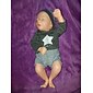 19inch Reborn Doll Baby 100% Hand Paint Doll Finished Completed Doll Same As picture Levi with Genesis Paint Rooted Eyelashes 3D Skin  (50CM)
