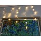 Kerst 3,5m 96 stuks LED Sneeuwvlok Ster Gordijn Snoerlichten met 8 Flitsmodi Stekker in Kerstfeestslingerlampen voor Raamgordijn Thuis Vakantie Feest Buiten Decor Waterproof