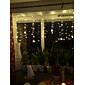 Kerst 3,5m 96 stuks LED Sneeuwvlok Ster Gordijn Snoerlichten met 8 Flitsmodi Stekker in Kerstfeestslingerlampen voor Raamgordijn Thuis Vakantie Feest Buiten Decor Waterproof