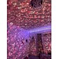 Projecteur de galaxie LED veilleuse onde océanique projection étoilée avec haut-parleur Bluetooth télécommande 10 couleurs 21 modes d'éclairage niveaux de luminosité ajustables pour un cadeau de la