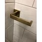 Badezimmer-Accessoires-Set Edelstahl bestehend aus Einzelhandtuchhalter Toilettenpapierhalter Kleiderhaken und Handtuchregal Wandmontage golden 1 oder 3 oder 4 Stck