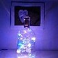ledet flaskestrenglys korkformet utendørs bryllupsdekorasjon 2m led natt stjerneklar lys 30stk 12stk 10stk kobbertrådstopper vinflaske lampe bryllupsfest julepynt