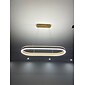 80/100cm cirkel design hanglamp led noordse stijl aluminiumlegering geverfde afwerkingen moderne mode voor eetkamer keuken woonkamer 110-240v 78w alleen dimbaar met afstandsbediening