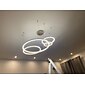 4-lichten led 110w ring cirkel kroonluchter led moderne hanglampen goud koffie voor woonkamer bar kamer kantoor 4 lagen dimbaar met afstandsbediening alleen dimbaar met afstandsbediening