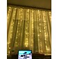 fereastră perdea șir lumină 3x2m în aer liber nunta decorare ferestre lumini 200 led 8 moduri de iluminare pentru dormitor petrecere nunta acasă interior exterior impermeabil