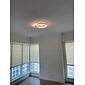 plafoniera a led 40cm cerchio anello design luci da incasso alluminio novità artistico moderno semplice soggiorno ufficio camera da letto sala da pranzo 110-120v 220-240v solo dimmerabile con