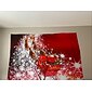 クリスマス デコレーション サンタクロース ホリデー パーティー クリスマス 壁 タペストリー 写真 背景 アート 装飾 ブランケット 吊り下げ 自宅 寝室 リビングルーム 寮 装飾 ギフト 赤 景色