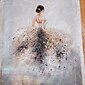 ölgemälde handgemachte handgemalte wandkunst moderne tragen hochzeitskleid frauen bild dekoration dekor gerollte leinwand kein rahmen ungedehnt