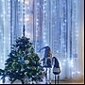 lumini cu led pentru perdea fereastră 3x3m decor nuntă 300 led-uri cu 8 moduri de iluminare lumini de crăciun lumini decor acasă lumini pentru nuntă dormitor petrecere grădină terasă