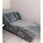 Funda de sofá elástica de terciopelo elástico, para sofá seccional, sillón, sofá de dos plazas, burdeos, rojo, 4 o 3 plazas, en forma de L, color liso, suave y duradera