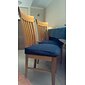 2 uds funda de asiento para silla de comedor funda elástica para silla negro suave liso color sólido duradero protector de muebles lavable para fiesta de comedor
