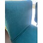 Stretch-Barhockerbezug, Thekenhocker, Kneipenstuhl-Schonbezug, Burgunderrot/Schwarz, für Esszimmer, Café, Barhocker-Schonbezug, abnehmbarer Möbelstuhl-Sitzbezug, Jacquard-Stoff mit elastischem Boden