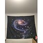 galax gobeläng stjärnhimmel psykedeliskt utrymme landskap lila konsttryck vägghängande för heminredning vardagsrum sovrum