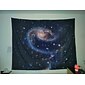 galax gobeläng stjärnhimmel psykedeliskt utrymme landskap lila konsttryck vägghängande för heminredning vardagsrum sovrum