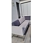 stretch soffa sittdyna överdrag täcka elastisk soffa fåtölj loveseat 4 eller 3 sits grå enkel solid mjuk tålig tvättbar