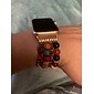 Bijoux Bracelet Compatible avec Bracelet Apple Watch 38mm 40mm 41mm 42mm 44mm 45mm 49mm Homme Élastique Perlé Perles Bracelet de remplacement pour iwatch Ultra 2 Series 9 8 7 SE 6 5 4 3 2 1