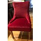 stretch matstolsöverdrag fåtöljöverdrag återanvändbar wingback sidostol vinröd sammetsöverdrag accent stolsöverdrag för matsal bankett heminredning