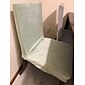 stretch spisestuestoltrekk grønn stolsete slipcover fløyelstrikk til middagsselskap hotell bryllup myk vaskbar