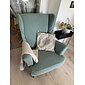 stretch wing stol överdrag med sits överdrag spandex sofföverdrag wingback fåtölj klädsel solid möbelskydd för vardagsrum strandmon stol överdrag