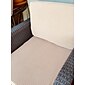 stretch soffa sittdyna överdrag täcka elastisk soffa fåtölj loveseat 4 eller 3 sits grå enkel solid mjuk tålig tvättbar