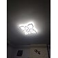 6/8/12/15 têtes led plafonnier design lotus plafonnier moderne artistique métal acrylique style gradation continue chambre finition peinte lumières 110-240v uniquement dimmable avec télécommande