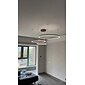 1-lichts led 60w cirkel design kroonluchter / led moderne hanglampen voor woonkamer koffiebar winkelkamer alleen dimbaar met afstandsbediening