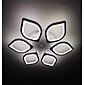 6/8/12/15 têtes led plafonnier design lotus plafonnier moderne artistique métal acrylique style gradation continue chambre finition peinte lumières 110-240v uniquement dimmable avec télécommande