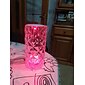 kristallen lichtlamp kleur veranderende lampen tafellamp met aanraakbediening diamant led nachtlampje oplaadbare roos romantische date verlichting decor voor festival, thuis, restaurant, bar