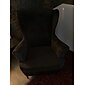 fluwelen stretch wingback stoel hoes vleugel stoel kussenovertrekken spandex stof wingback fauteuil hoezen met elastische bodem voor woonkamer slaapkamer decor
