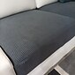 stretch soffa sittdyna överdrag täcka elastisk soffa fåtölj loveseat 4 eller 3 sits grå enkel solid mjuk tålig tvättbar