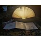 Luz de noche de libro led portátil 3 colores creativo de madera 5v usb recargable magnético lámpara de mesa de escritorio plegable decoración del hogar
