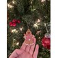 12Pçs Pendente de Homem de Gengibre para Árvore de Natal Decoração de Natal Ornamento 2025 Novo e Engraçado Presente para Crianças Pendente de Natal
