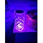 kristallen lichtlamp kleur veranderende lampen tafellamp met aanraakbediening diamant led nachtlampje oplaadbare roos romantische date verlichting decor voor festival, thuis, restaurant, bar