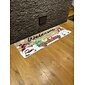 decorazioni natalizie tappeto corridore gnomi babbo natale natale tessuto di flanella bagno porta d'ingresso decorazione della casa tappetino tappetino da cucina