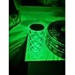 kristallen lichtlamp kleur veranderende lampen tafellamp met aanraakbediening diamant led nachtlampje oplaadbare roos romantische date verlichting decor voor festival, thuis, restaurant, bar