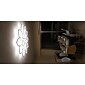 6/8/12/15 têtes led plafonnier design lotus plafonnier moderne artistique métal acrylique style gradation continue chambre finition peinte lumières 110-240v uniquement dimmable avec télécommande