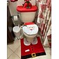 kerst toiletbrilhoes decoraties kerstman sneeuwpop hertengeest toiletbrilhoes tapijt badkamerset met papieren handdoekhoes voor kerstcadeau premium jaar huisdecoraties