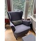 stretch wing stol överdrag med sits överdrag spandex sofföverdrag wingback fåtölj klädsel solid möbelskydd för vardagsrum strandmon stol överdrag