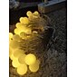 elegantă nuntă recepție petrecere glob șir lumini 6m 40leds mini minge fairy light pentru exterior terasa grădină nuntă decorare petrecere vacanță curte lampă alimentată prin usb