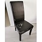 capas para cadeiras de jantar, capa elástica para cadeiras cor de vinho, capas protetoras para cadeiras com encosto alto de elastano, capa de assento com elástico para sala de jantar, casamento