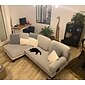 Stretch-Sofa Sitzkissenbezug Schonbezug elastischer Couch-Anreihsessel 2er-Sessel 4- oder 3-Sitzer L-Form solide weich strapazierfähig waschbar