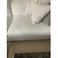 stretch soffa sittdyna överdrag täcka elastisk soffa fåtölj loveseat 4 eller 3 sits grå enkel solid mjuk tålig tvättbar