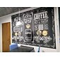 Café café mural papier peint autocollant mural couvrant impression peler et coller auto-adhésif amovible pour café café tableau noir toile décor à la maison taille multiple