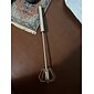 Batidor de huevo semiautomático de acero inoxidable más grande, batidor giratorio de empuje manual, mezclador versátil para espumar leche, agitador para mezclar, batir y batir & emocionante