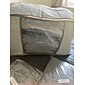 1 grote opbergtas voor kleding onder het bed met verstevigde handgreep, opbergvakken voor beddengoed, dekbedden, kleding, kast, transparant venster, stevige ritsen