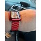 Brazalete de Eslabones Compatible con Apple Watch Correa con caso Cierre Metálico Hebilla Acero Inoxidable correa de repuesto para 38mm 40mm 41mm 42mm 44mm 45mm 49mm iwatch Series Ultra 8 7 6 SE 5 4