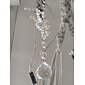 flocon de neige dream catcher cristal suncatcher carillon éolien cadeau fait main carillon éolien ornement tenture murale décor extérieur