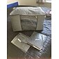 1 grote opbergtas voor kleding onder het bed met verstevigde handgreep, opbergvakken voor beddengoed, dekbedden, kleding, kast, transparant venster, stevige ritsen